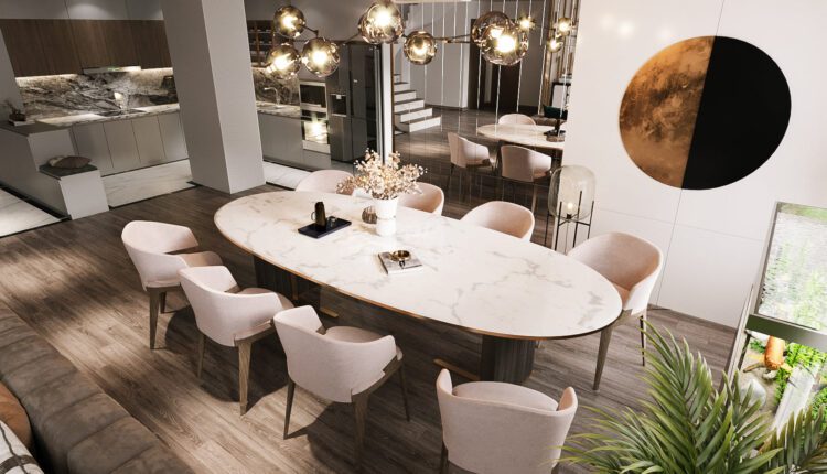 3D Interior Kitchen – Livingroom 113 Scene 3dsmax By ChungHoangSon 6