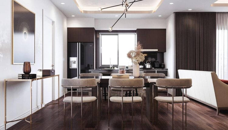 3D Interior Kitchen – Livingroom 114 Scene 3dsmax By Tho 2