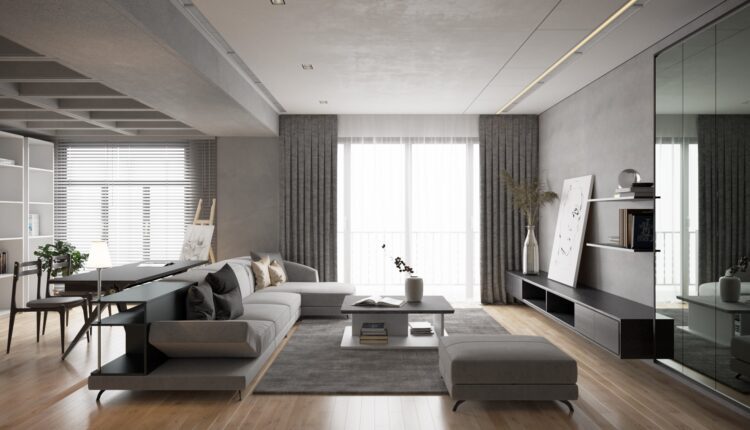 3D Interior Kitchen – Livingroom 119 Scene 3dsmax By VinhVan 9