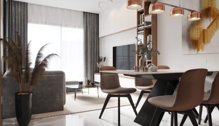 3D Interior Kitchen – Livingroom 121 Scene 3dsmax By VanHaiTran 4
