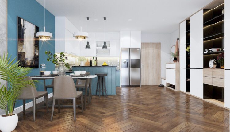 3D Interior Kitchen – Livingroom 122 Scene 3dsmax By LeHongHieu 4