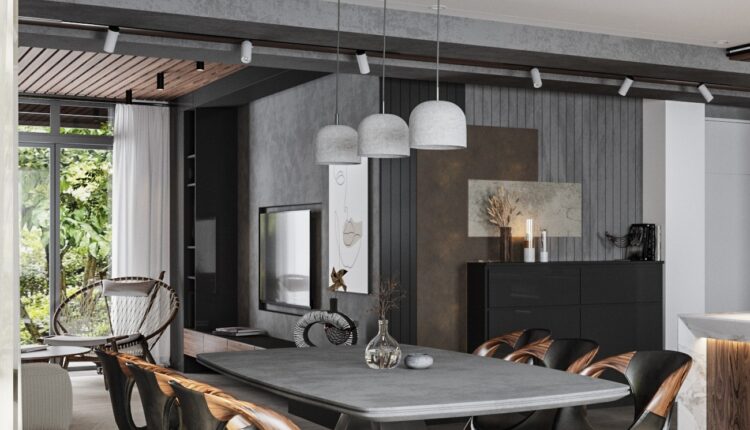 3D Interior Kitchen – Livingroom 123 Scene 3dsmax By ThachPham 4