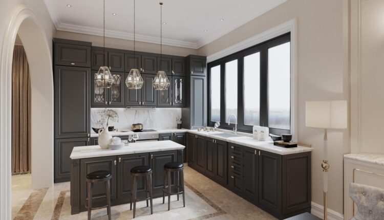 3D Interior Kitchen – Livingroom 129 Scene 3dsmax By QuanBin 2