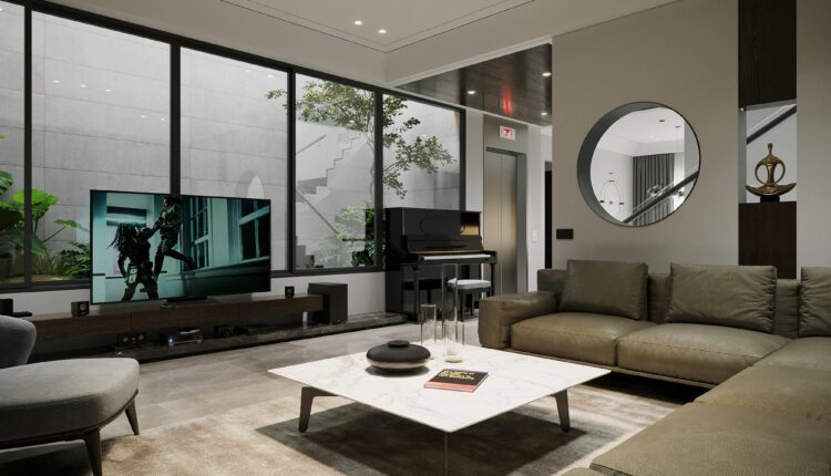 3D Interior Kitchen – Livingroom 130 Scene 3dsmax By LinhNguyen `1