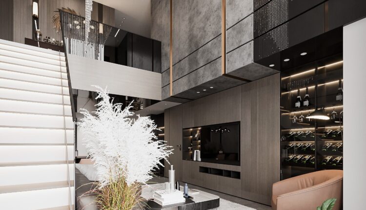 3D Interior Scene File 3dsmax Model Livingroom 417 By TranHien 3