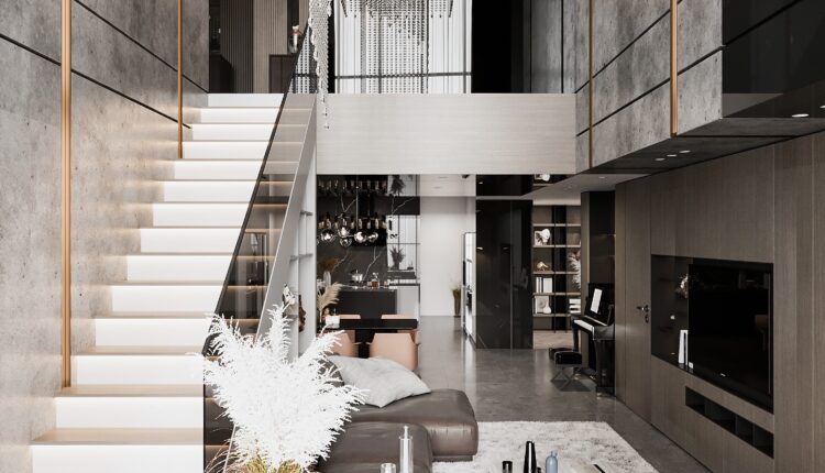3D Interior Scene File 3dsmax Model Livingroom 417 By TranHien 7