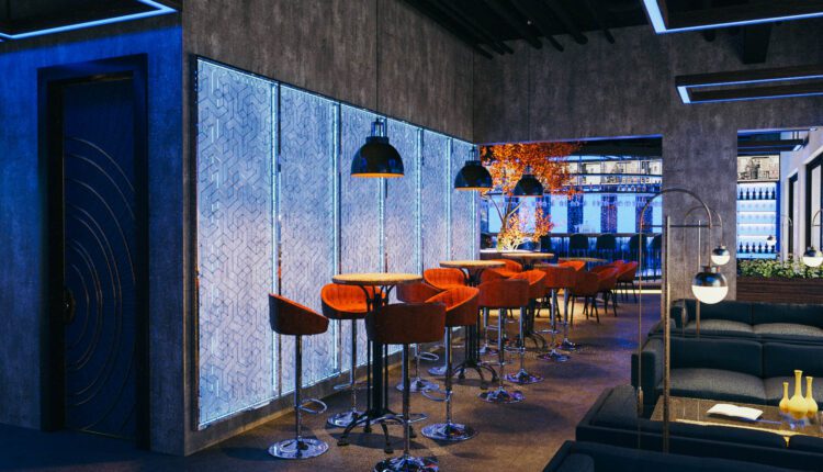 3D Model Interior Bar Restaurant Scene 242 By PhungManhHa 6