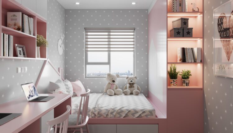 3D Model Interior Children Room 7 Free Download By PhuTran 1
