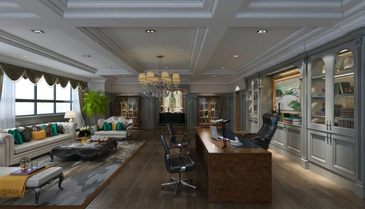 3d Interior Office Room 24 Scene File 3dsmax Model By DangTheHao 1