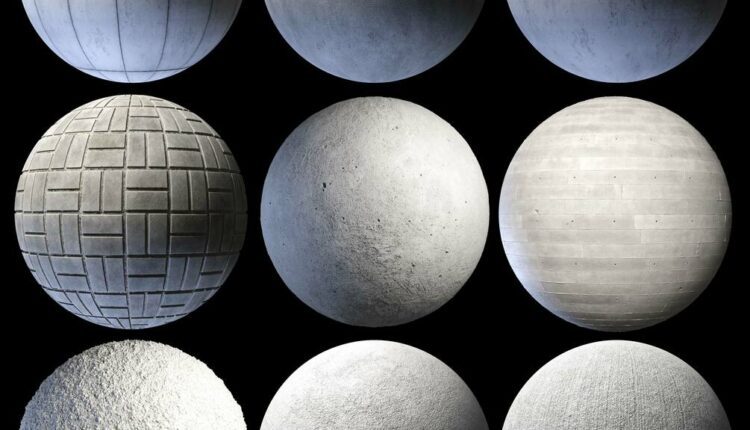 Material Pack Concrete – 01 from Julio Sillet 3D Art