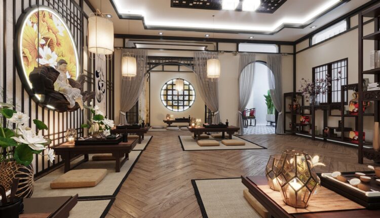 Quán Trà Đạo Model 3D Scenes File 3dsmax By ThuHaThu 5