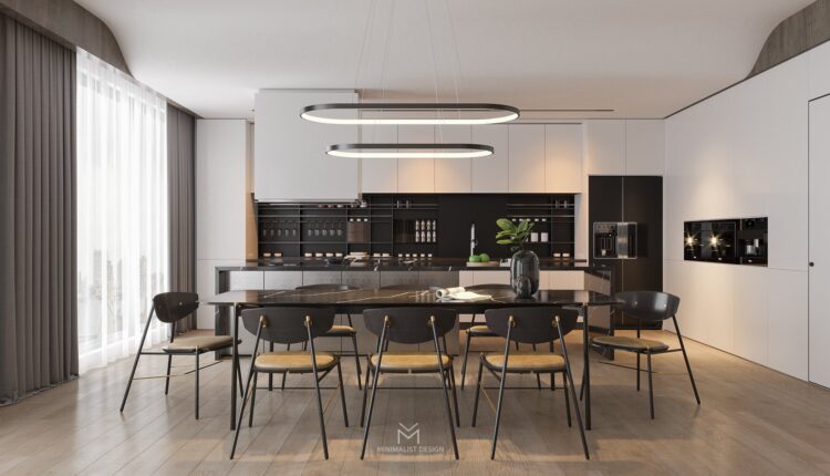3D Interior Kitchen – Livingroom 137 Scene 3dsmax By Tran Nghia 2