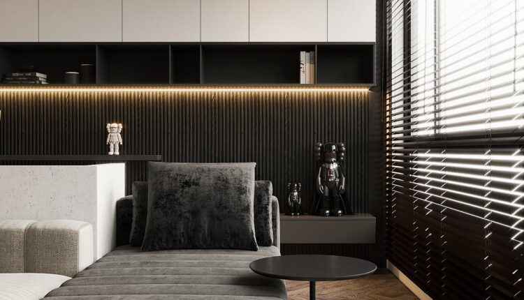 3D Interior Kitchen – Livingroom 138 Scene 3dsmax By Tran An 5