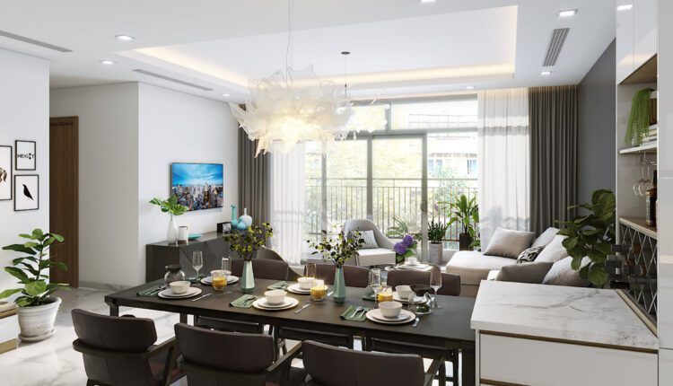3D Interior Kitchen – Livingroom 139 Scene 3dsmax By Le Hoang Hai 2