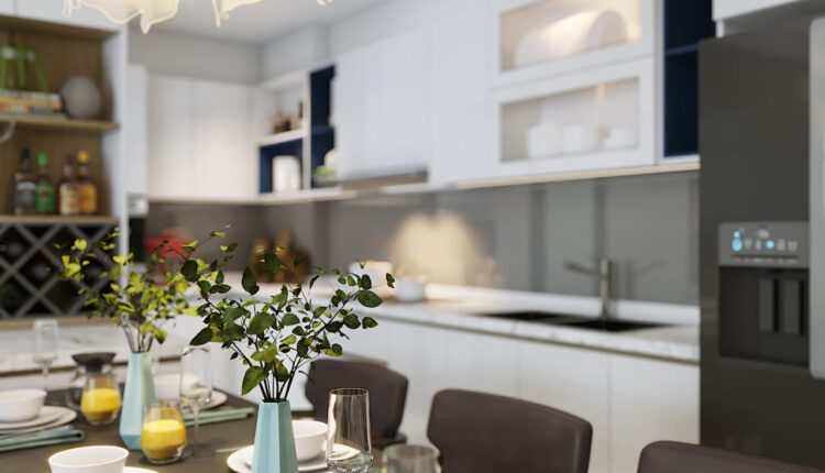 3D Interior Kitchen – Livingroom 139 Scene 3dsmax By Le Hoang Hai 4