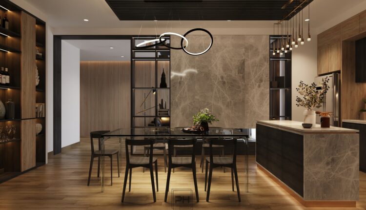 3D Interior Kitchen – Livingroom 141 Scene 3dsmax By Pham Hung 2