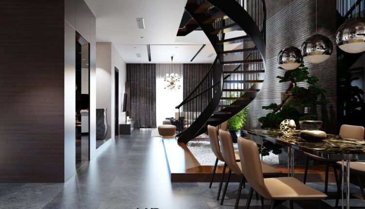 3D Interior Kitchen – Livingroom 142 Scene 3dsmax By Thuy Ngoc Nguyen 2