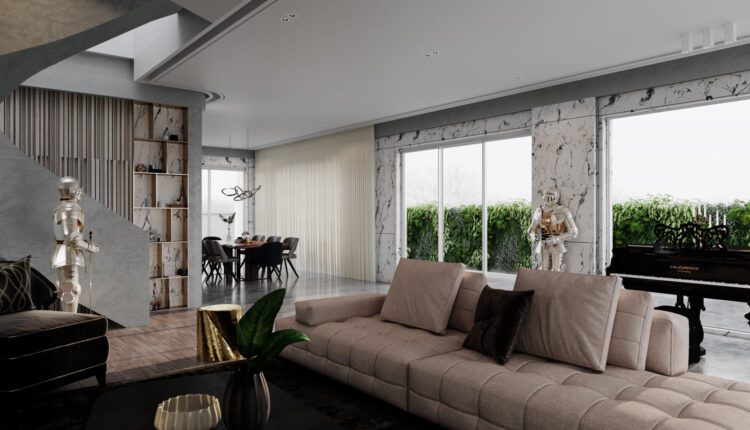 3D Interior Kitchen – Livingroom 146 Scene 3dsmax By Quyen Linh 1