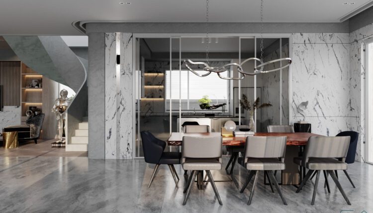 3D Interior Kitchen – Livingroom 146 Scene 3dsmax By Quyen Linh 8