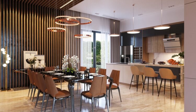 3D Interior Kitchen – Livingroom 147 Scene 3dsmax By PV Tung 2