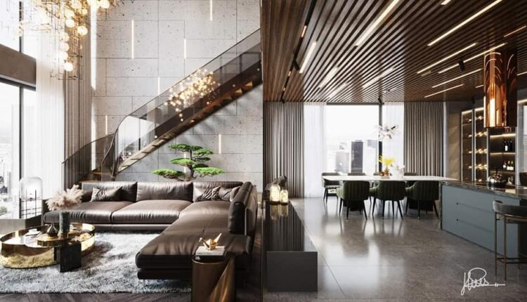 3D Interior Kitchen – Livingroom 156 Scene 3dsmax By CaoDuyPhuong 1