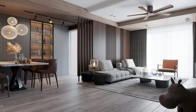 3D Interior Kitchen – Livingroom 157 Scene 3dsmax By NguyenHa 2