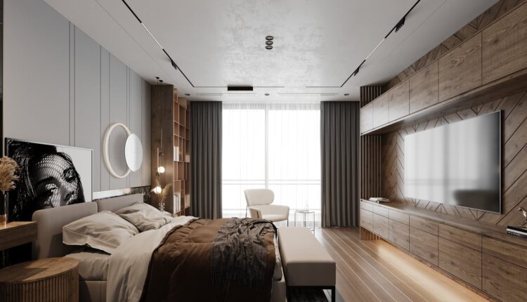 3D Interior Scene File 3dsmax Model Bedroom 366 By Tran Tien Viet 2