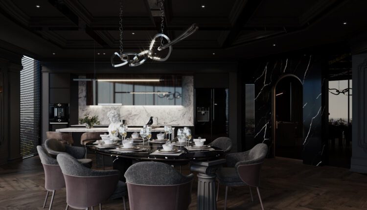 3D Interior Scenes File 3dsmax Model Kitchen – Dining Room 27 By Bui Thanh Tung 3
