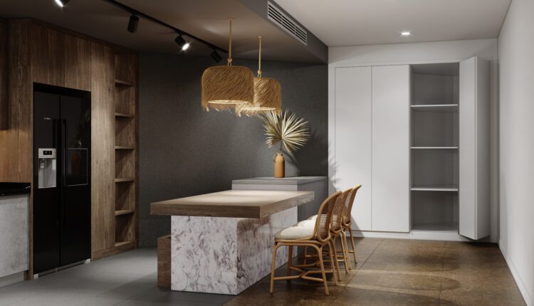 3D Model Kitchen 209 Free Download By My Lan 1