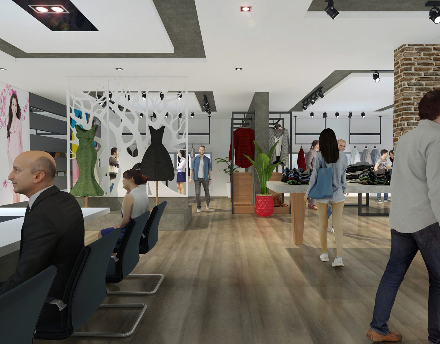 3D Fashion Shop 24 Model By Thuong Le Huu Free Download