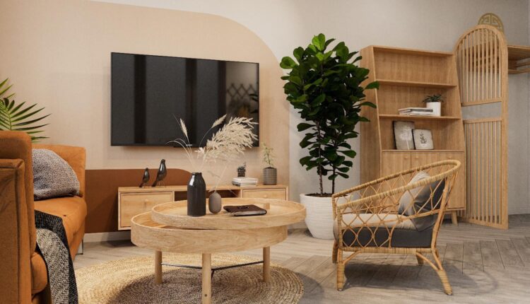 3D Interior Kitchen – Livingroom 159 Scene 3dsmax By Phuong Tran 1