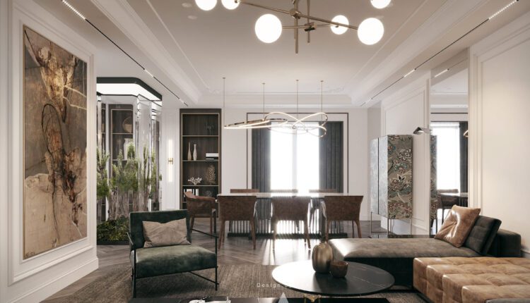 3D Interior Kitchen – Livingroom 166 Scene 3dsmax By Dung Sergio 1
