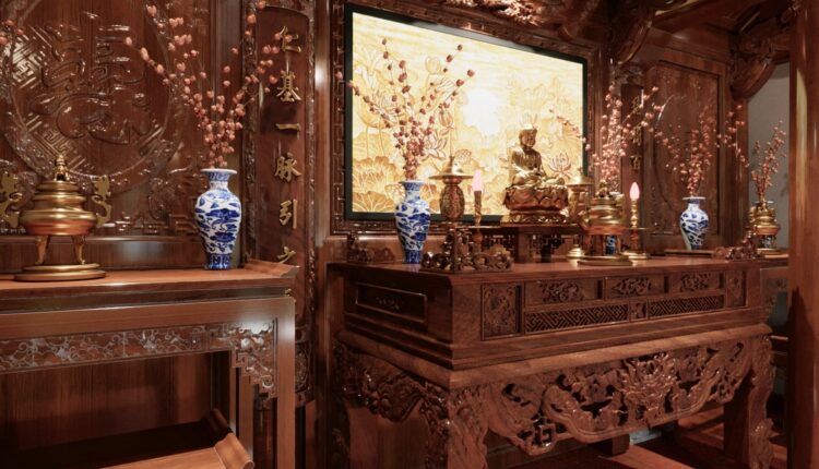 3D Interior Scenes File 3dsmax Model Altar Room 22 By Mai Quynh 3