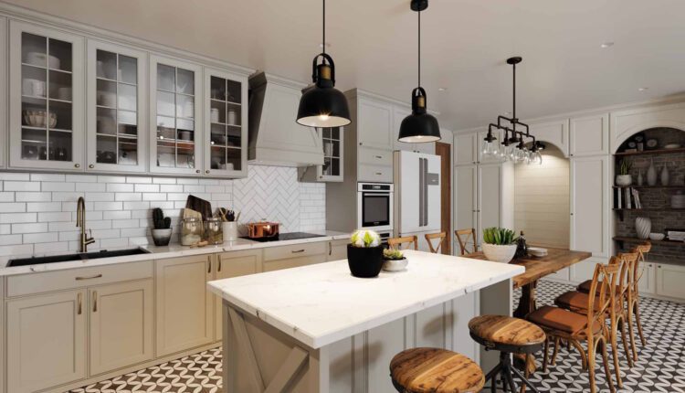 3D Model Kitchen 211 Free Download By Duc Nguyen 2