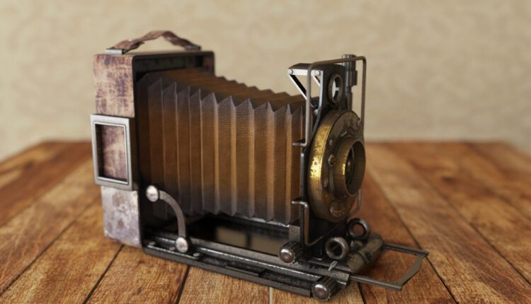 3D Model Vintage camera free download (3)