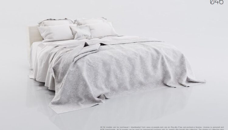 3D Bed Model 209 Free Download By Nguyen Huy Ngoc 3