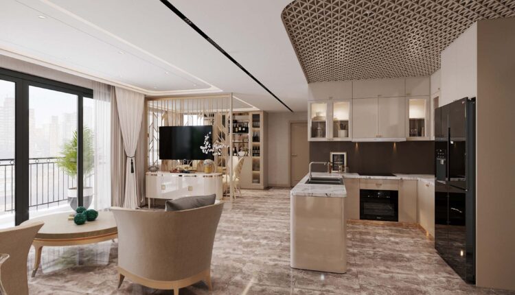 3D Interior Kitchen – Livingroom 174 Scene 3dsmax By Duong Bui 2