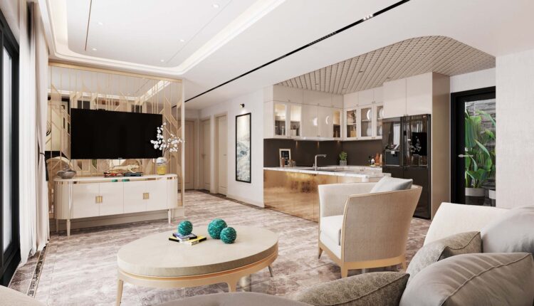 3D Interior Kitchen – Livingroom 174 Scene 3dsmax By Duong Bui 3