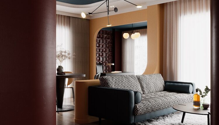 3D Interior Kitchen – Livingroom 181 Scene 3dsmax By Duc Phan