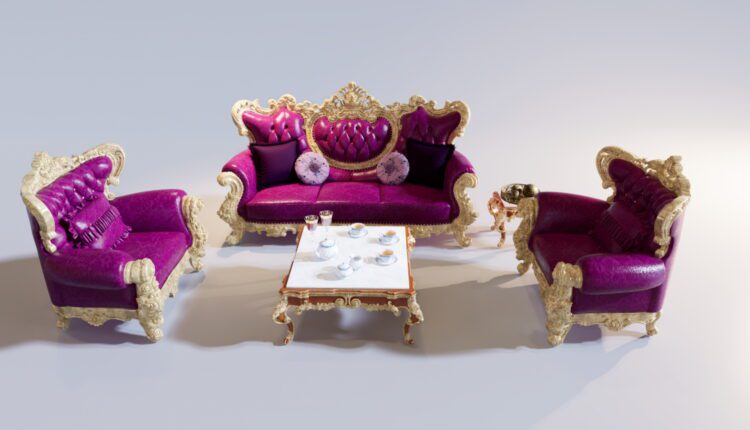 3D Model Neoclassical Sofa 239 By Truong Tran
