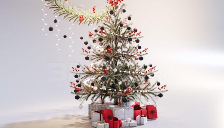 Christmas Free 3d Tree Model from Hung Nguyen