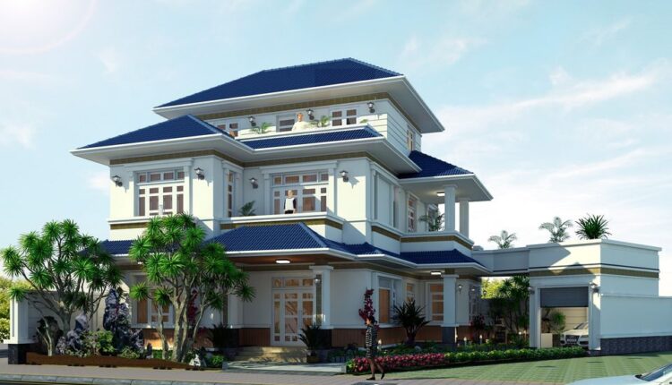 3D Exterior Villa Scene File 3dsmax By Viet Long Lee Free Download 1
