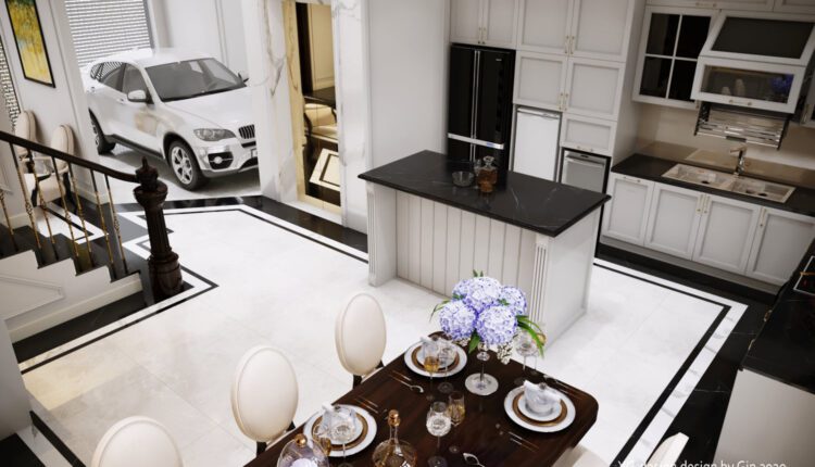 3D Interior Kitchen – Livingroom 190 Scene 3dsmax By Dinh Xuan Giang 6
