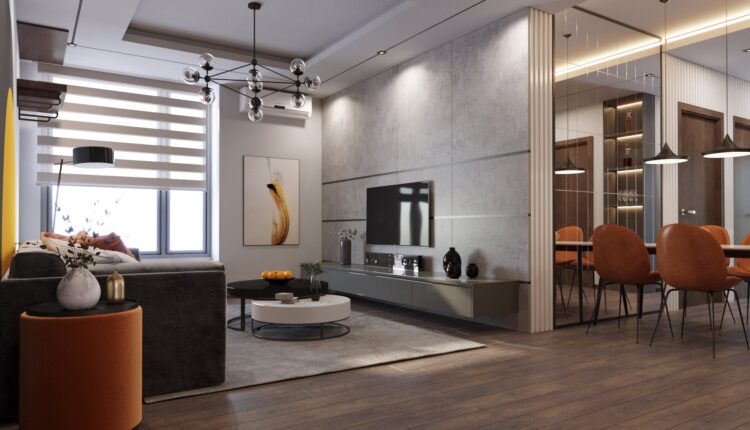 3D Interior Kitchen – Livingroom 191 Scene 3dsmax By Thanh Nguyen 1