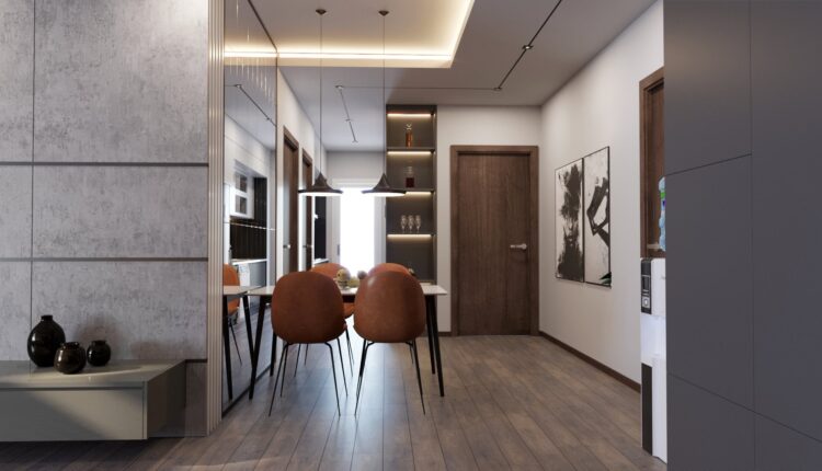 3D Interior Kitchen – Livingroom 191 Scene 3dsmax By Thanh Nguyen 3