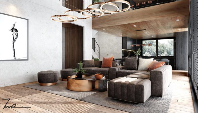 3D Interior Kitchen – Livingroom 196 Scene 3dsmax By Ha Kool 1