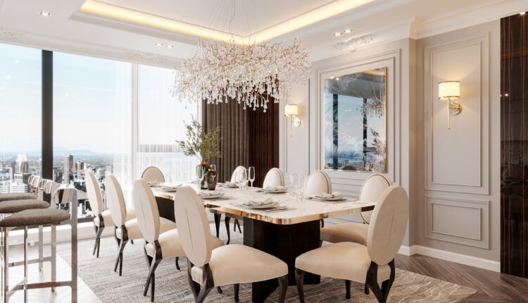 3D Interior Scenes File 3dsmax Model Kitchen – Dining Room 30 By Dam Quang Trung 3