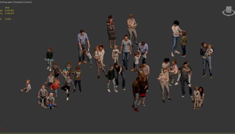 3d Library People Model 37 By Can Huy Tap Free Download 2