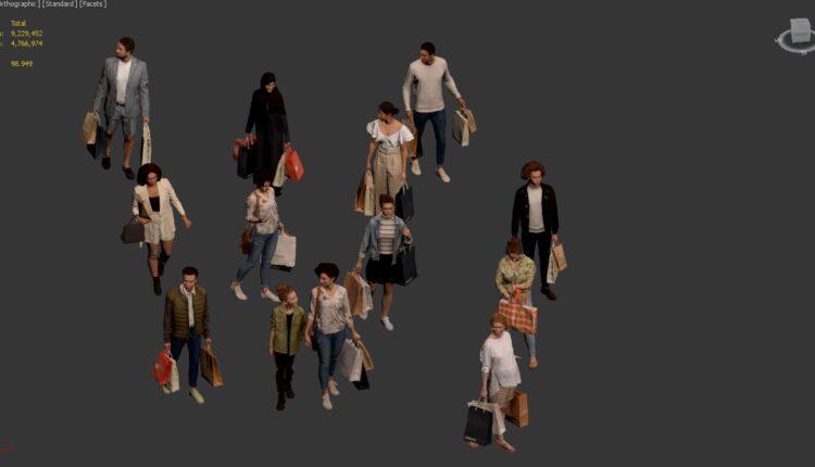 3d Library People Model 37 By Can Huy Tap Free Download 5
