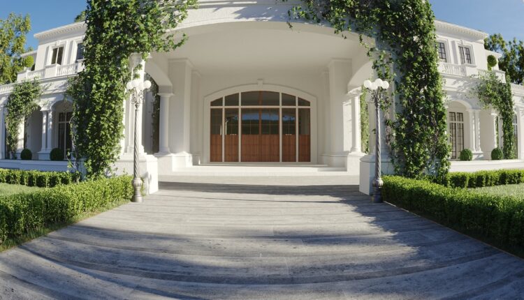 3D Exterior Villa Scene File 3dsmax By Nguyen Quoc Viet 6